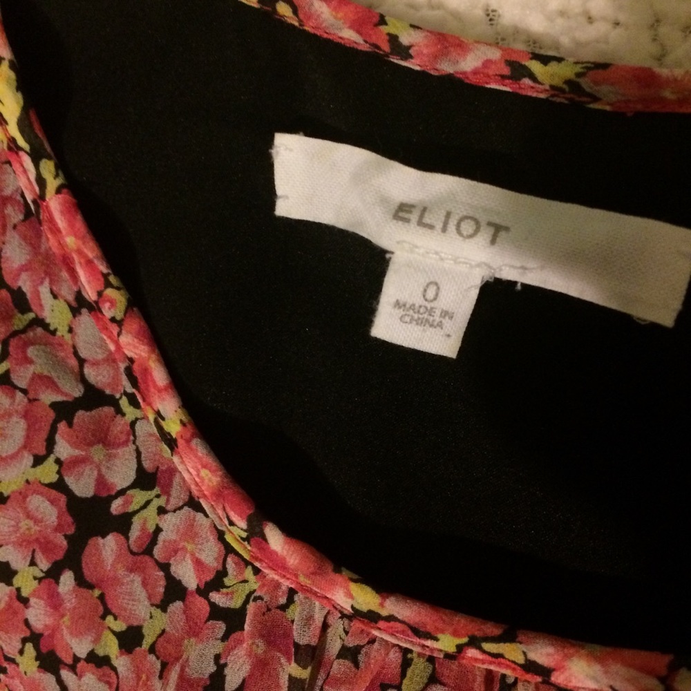 saleEliot by madewell floral print dress sz0 - Picture 6 of 7
